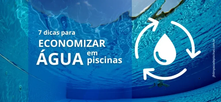 Reduzir o consumo de água da piscina