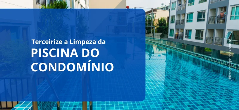 Limpeza de piscina do condomínio no Rio de Janeiro