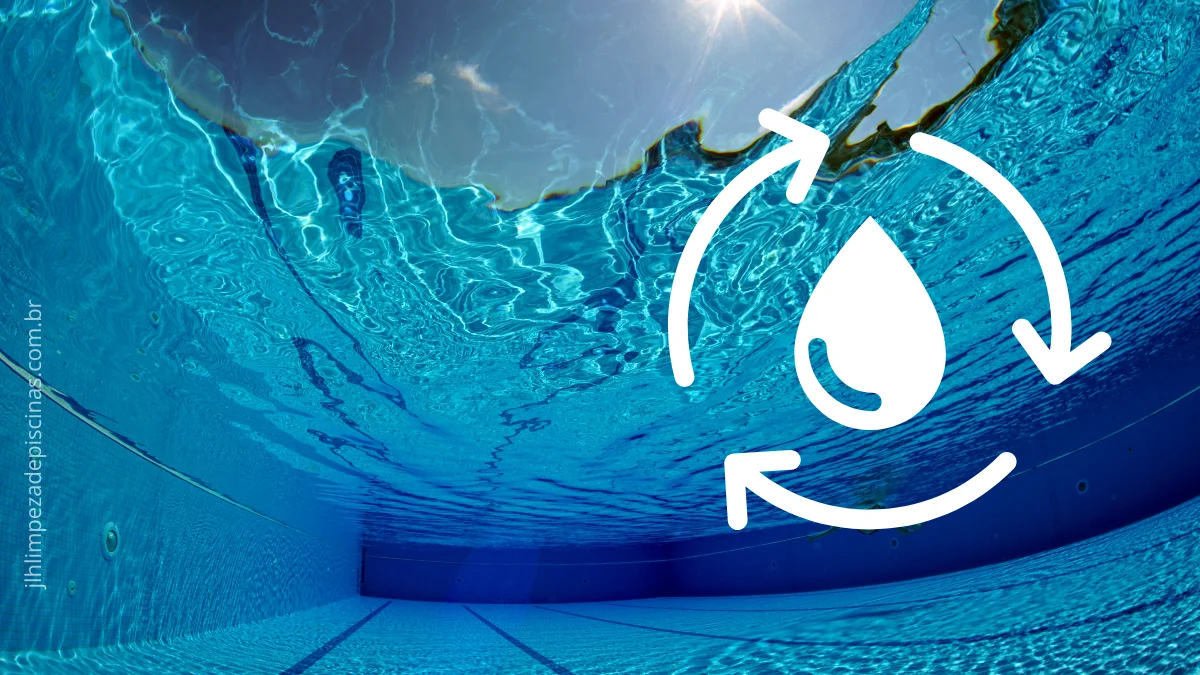 Reduzir o consumo de água da piscina
