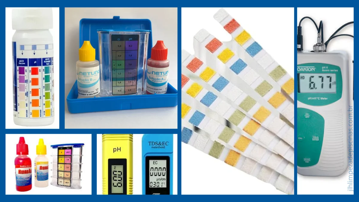 Kit de teste de água de piscina rio de janeiro